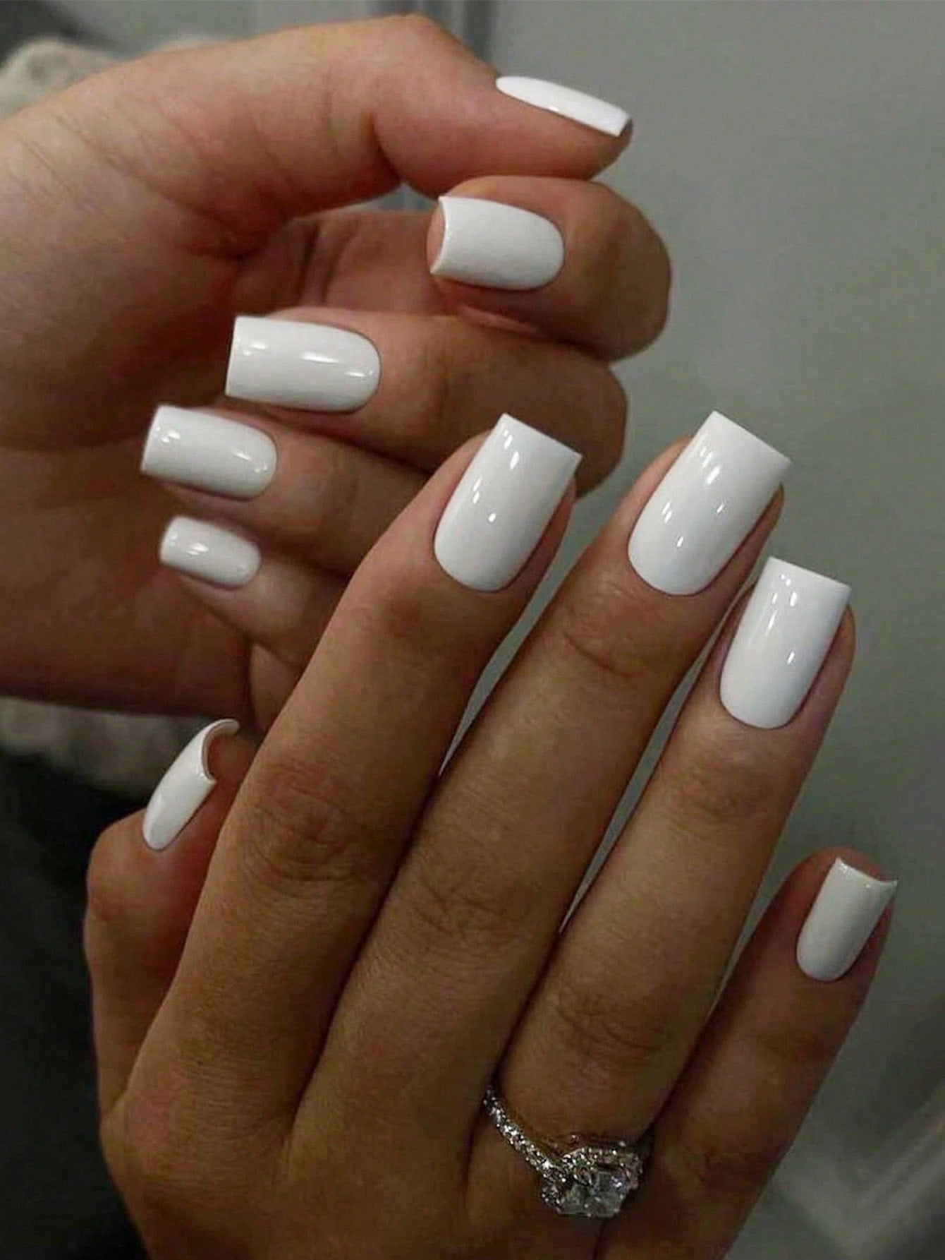 Purely Poppin' Whites Press-On Nails